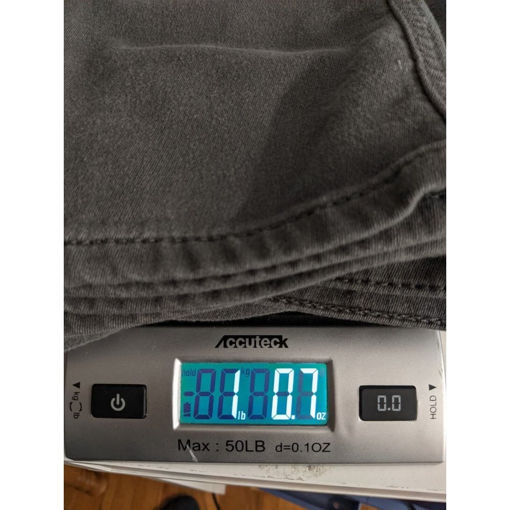 Levi's 513 Slim Straight Flex Soft Gray Jeans Men's Size 32 x 31 - Picture 12 of 12